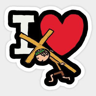 I Love Jesus Sticker